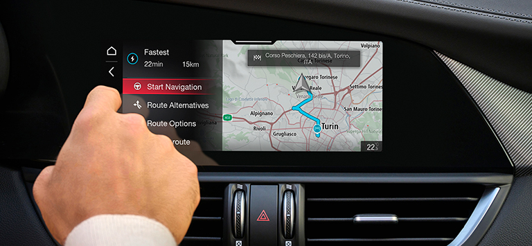 Οθόνη αφής 8.8" Multi-touch με διαδραστικά widget.