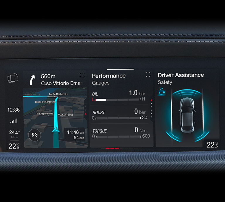 Widget e impostazioni di Alfa Romeo Giulia – Alfa Romeo